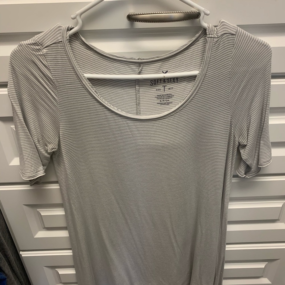 Two American eagle tops